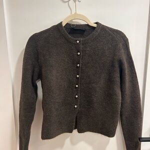 Zara Brown Wool Sweater